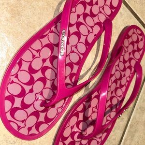 Coach Fuchsia Sandals for Women